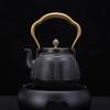 Cast Iron Tea Kettle Cast Iron Kettle Tea Dispenser Iron Kettle Cast Iron Teapot for Gas Induction Cooker Living Room Office