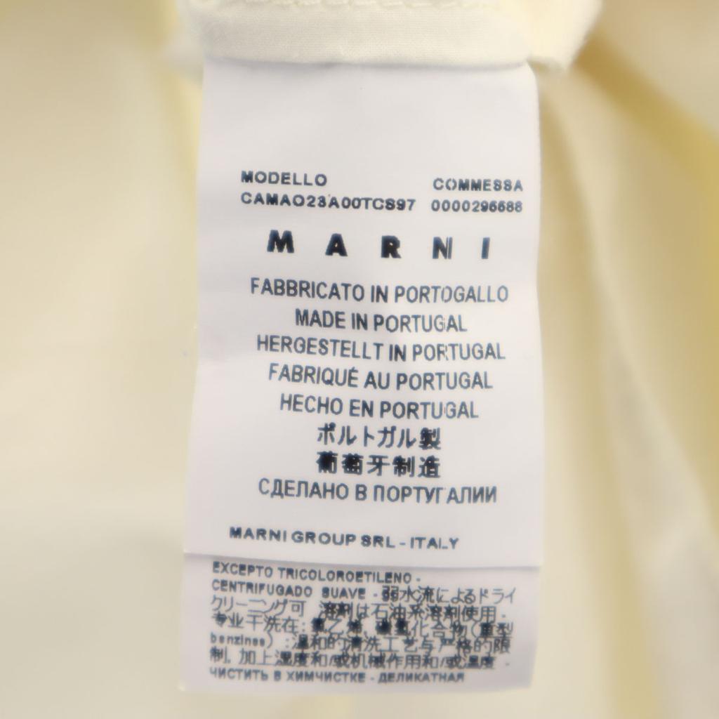 MARNI Made in Portugal Long sleeve Cotton shirt 42 white Women Used
