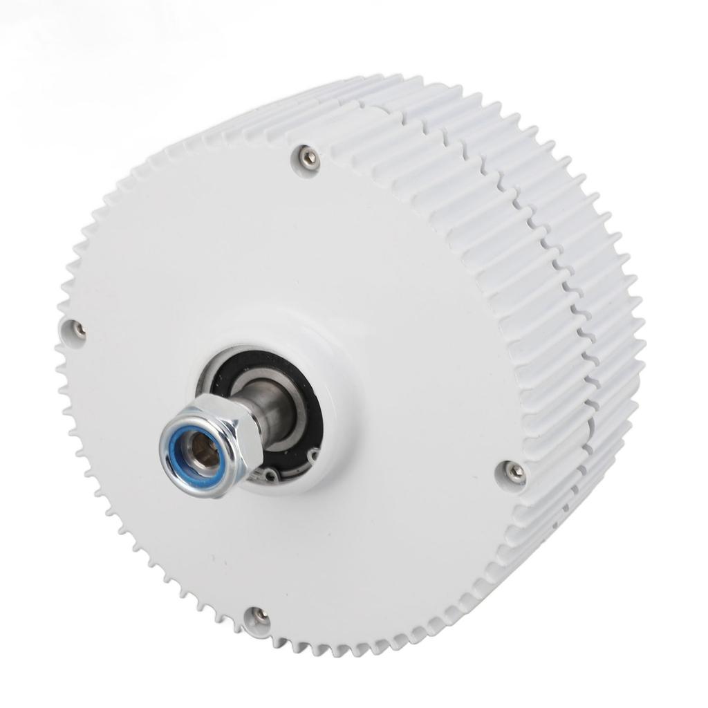 Gerador alternador síncrono de ímã permanente CA trifásico de eixo duplo de 24 V para turbinas eólicas de 400 W