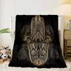 Golden Hamsa Symbol Blanket Flannel Blanket Throw Blanket Sofa Cover Blanket Soft Premium Blanket Picnic Blanket Tv Blanket Gifts