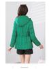 Women's Short Hooded Cotton Jacket - Waist-Slimming Korean Style Outerwear