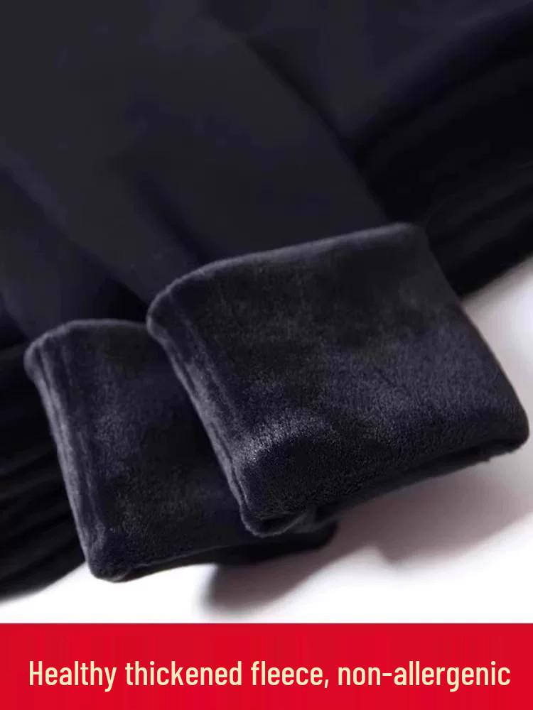 Women's Plus Size Velvet Leggings: Slimming, Warm, Thick, One-Piece Pantyhose for Autumn/Winter. Suitable for Outdoor Wear.