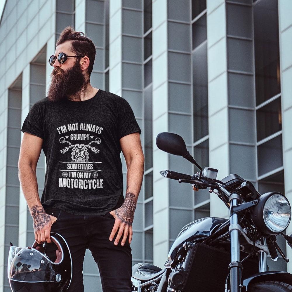 I m not always grumpy motorcycle unisex shirt | Motorcycle lovers shirt |Bike lovers shirt | Mountain biker shirt |National Motorcycle day XXL