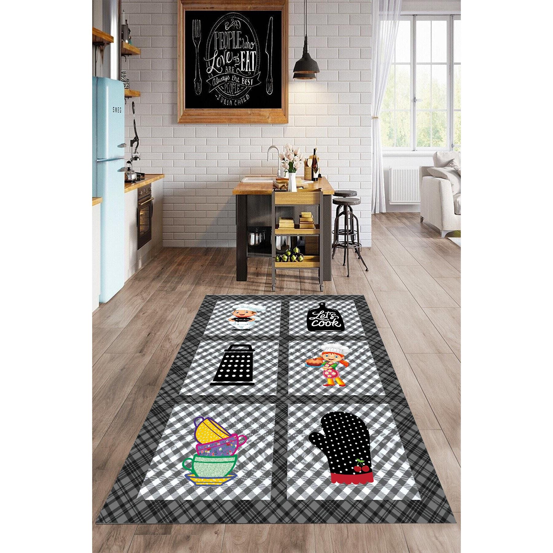 

FLQUE Декоративный кухонный коврик с цифровой печатью