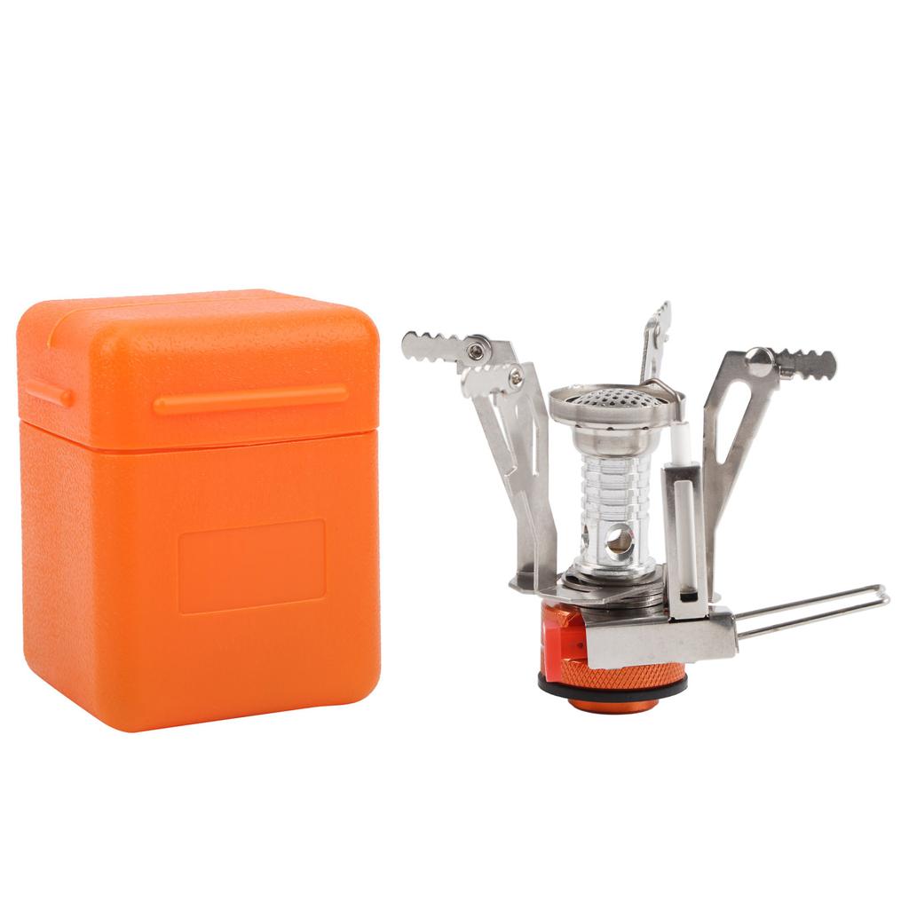 Mini Camping Oven Stove Outdoor Portable Windproof Gas Stove Foldable Picnic Burner