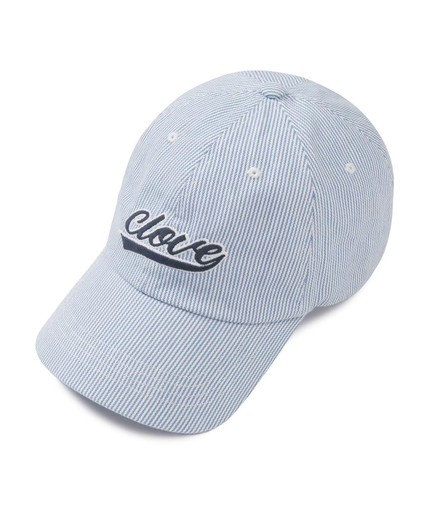 CLOVE [26Sm Clove] Stripe Classic Logo Ball Cap (2Color)