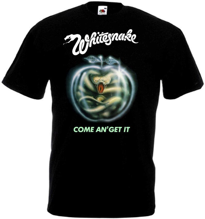 

26 Whitesnake Come An Get It T-shirt Black Hard Rock Band All Sizes S-5XL Unisex T-Shirt S разноцветный