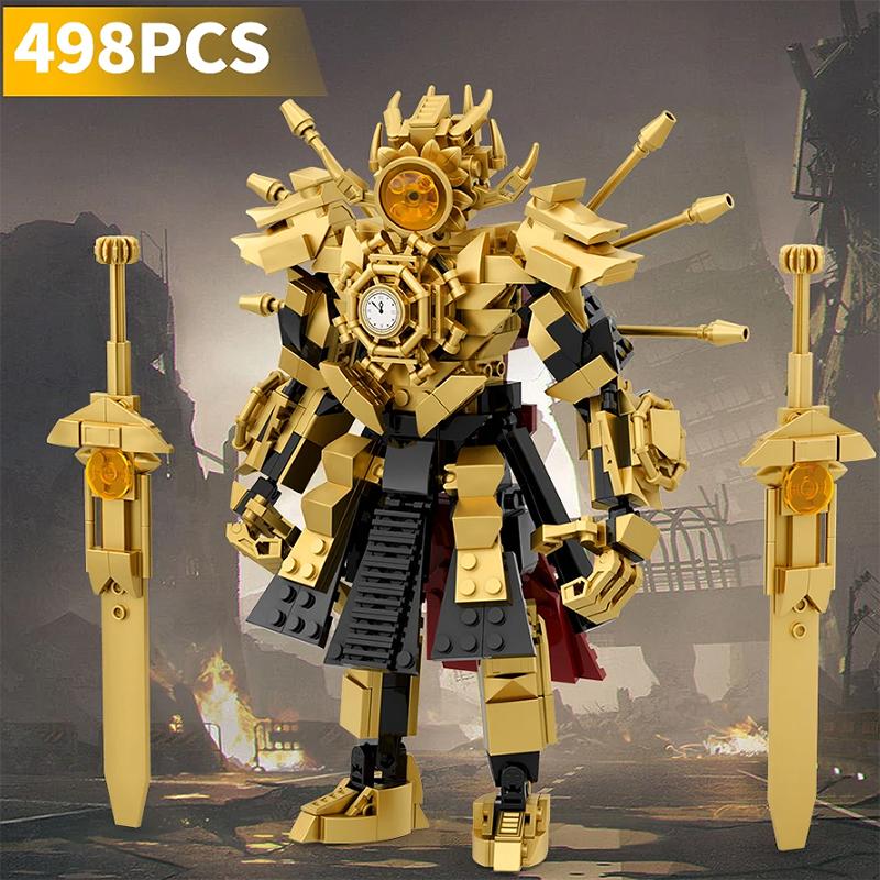 Skibidi Toilet Titan TV Man Speakerman Horror Game Bosses Camara Building Block Cartoon Doll Model Kids Birthday Halloween Gift