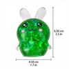 1Pcs Squishy Bunny Stress Balls With Light Stress Relief Toy Girls Kids Fidget Toys Colorful Rabbit For Easter Basket Gifts