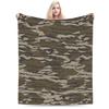 Green And Brown Camo  Super Soft Blankets  Kids Adult Plush Throw Blanket Fashion Bedroom Flannel Bedspread Sofa Bed Cover