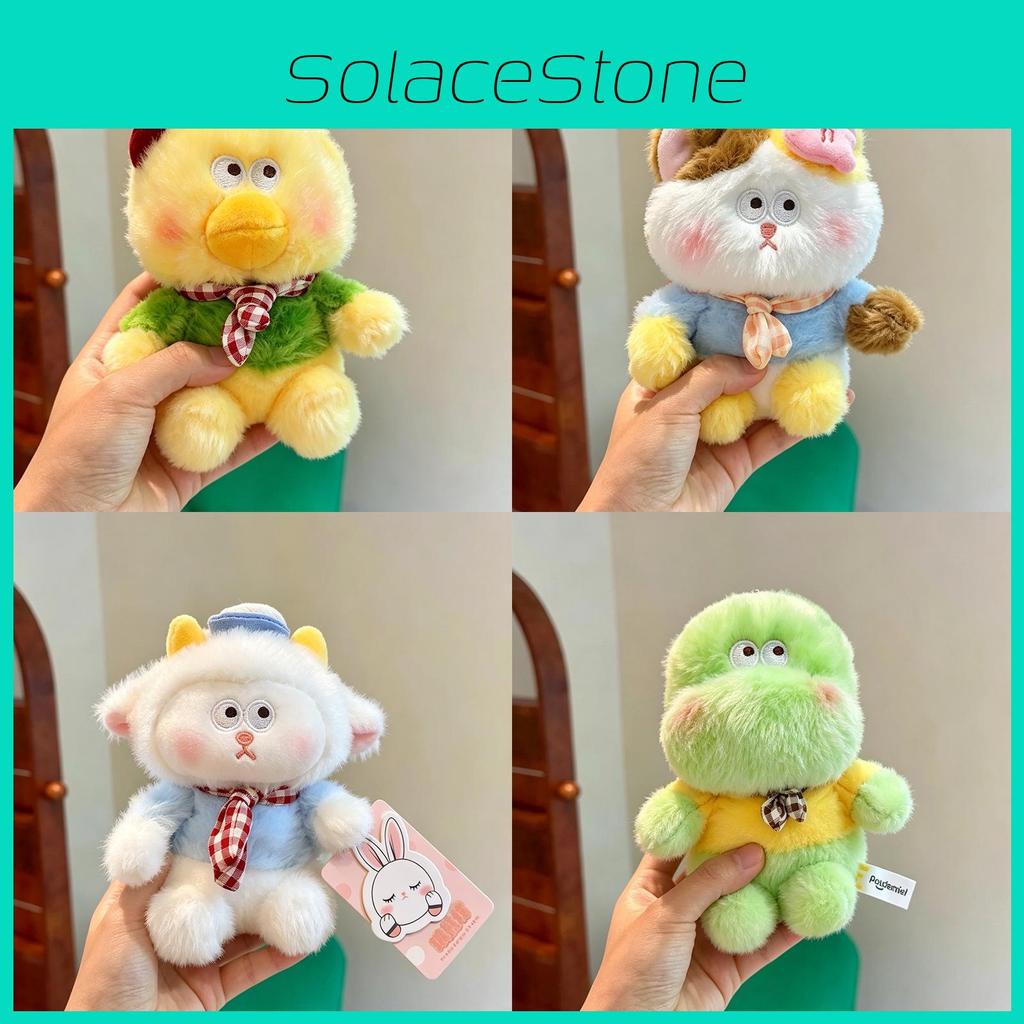 Keychain With Plush Animal Charms For Kids And Teens