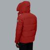 Canada Goose Wyndham Down Jackets Men's Red Maple Hooded Moderate Straight Fit 3808M-809