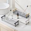 Sink Caddy Instant Dry Kitchen Bathroom Organizer, Diatomaceous Earth Water Absorbing Quick Stone Drying Soap Bottles Mat Tray