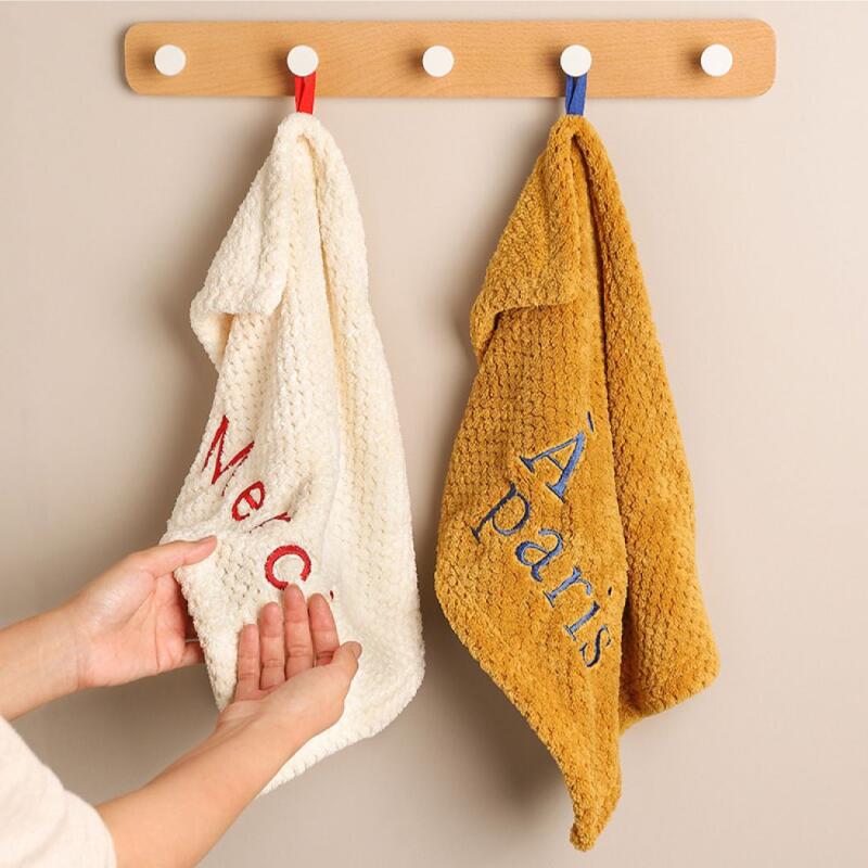 1 x Lettering Hand Kitchen Towel (choose one color) green