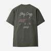 DOD Sorona Steak Rage Graphic Short Sleeve T-Shirt (D.Charcoal Grey)