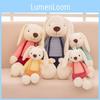 Long Cartoon Cuddly Eared Bunny Plush Toy Vest Stuffed Animal Doll Gift Kids