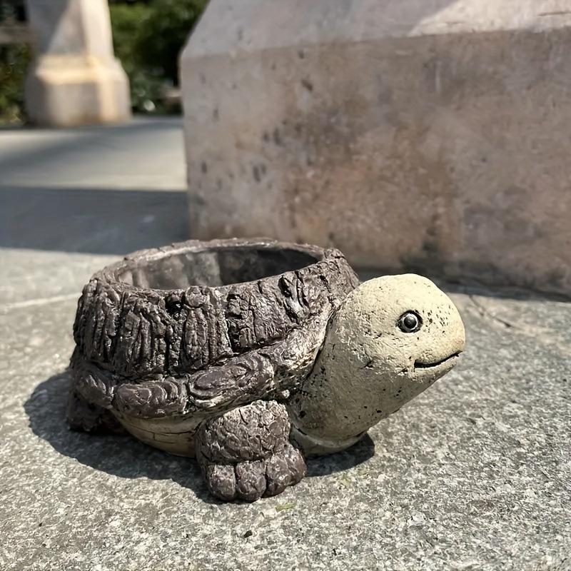 Turtle Flower Pot Succulent Flower Pot Mini Resin Plant Pot Resin Succulent Pot For Garden Office Desktop Table Ornament