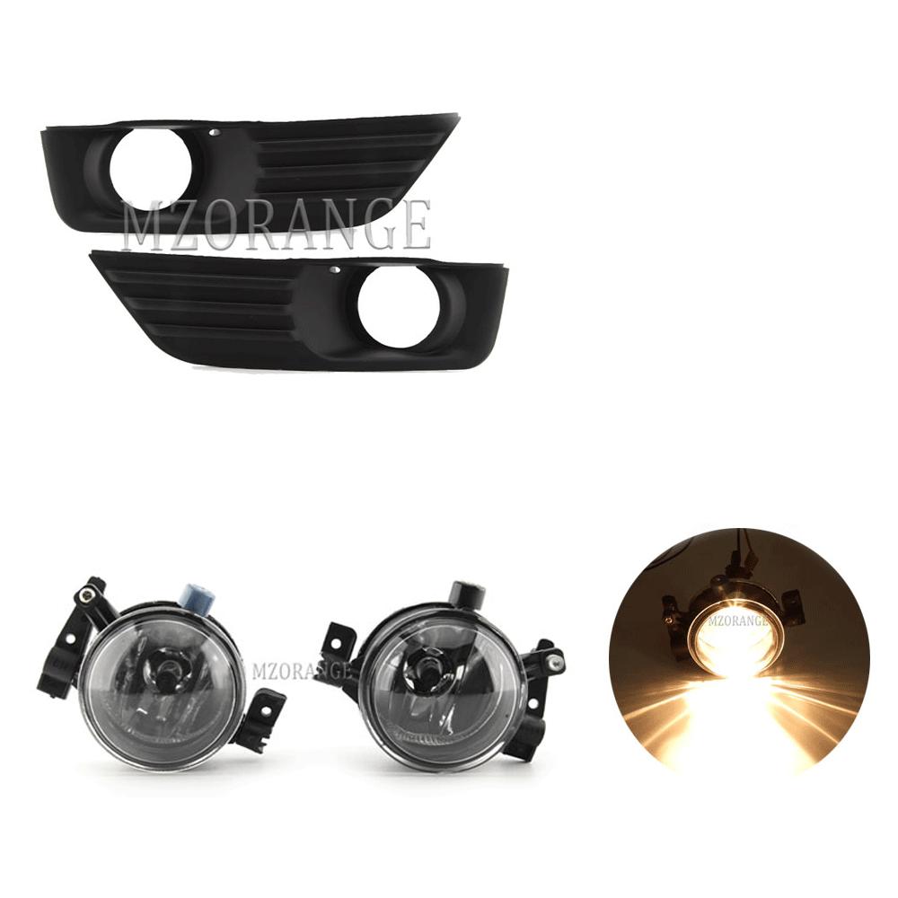 Fog Lights for Ford Focus MK2 2004-2010 LED Fog Lamp Assembly Headlight Covers Fog Lamps Frame Grill Wire Switch Kit Accessories
