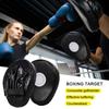 Curved Boxing Hand Target PU Leather 5-Finger Hand Target Breathable Curved Punching Mitts Boxing Focus Pad for Men Women Gym