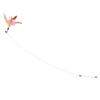 Pet Feather Teaser Retractable Wand Interactive Feather Toys Fishing Rod for Cats Play Exercise