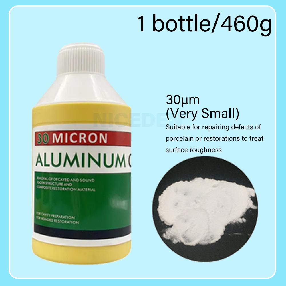 

Зубной порошок оксида алюминия 90 50 30 мкм Микронный порошок алюминия для микропескоструйного аппарата Пескоструйный аппарат Стоматологический инструмент 30um