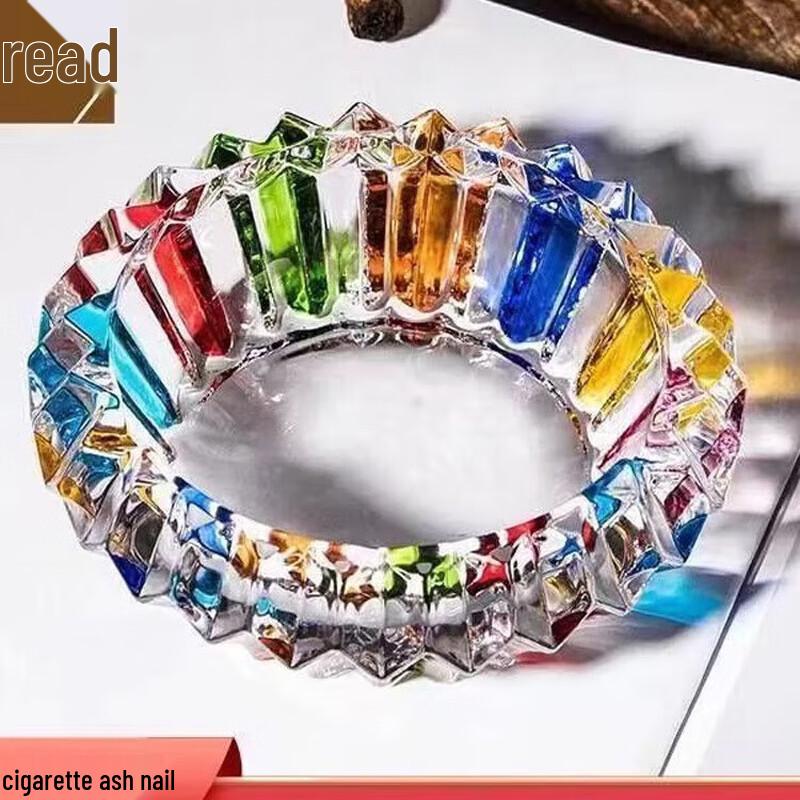 European Style Crystal Glass Ashtray