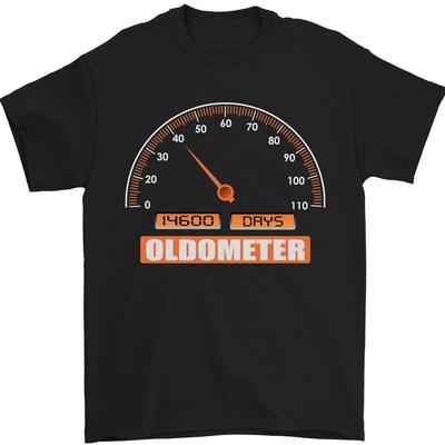 40th Geburtstag 40 Jahre Alt Ageometer Lustig Herren T-Shirt 100% Aus Baumwolle