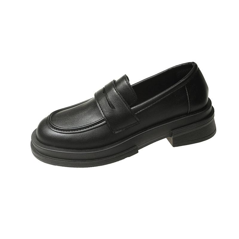 Japanese Style College Student Shoes Cosplay Lolita Shoes for Women Girl Fashion Black Coffee Uniform Platform Shoes