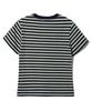 BASEMOMENT (W) Striped Border Crop Top Navy