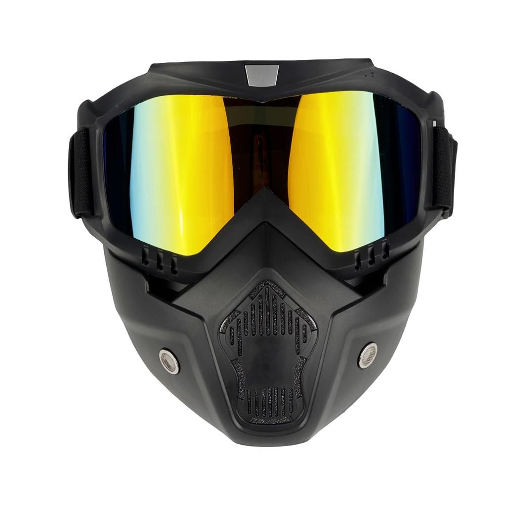 Winddichte Maskenbrille HD Motorrad Outdoor Sportbrille Eyewear Riding Motocross Sommer UV-Schutz Sonnenbrille