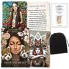 Kancharo Oracle Tarot Card Set Heart Oracle Pocket Panda Includes Japanese Oracle Card Basic Instructions Pouch 44-Card [Medicine Edition] &