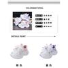 Cute Sneakers for girls2026New Spring/Summer Mesh Pearl Chinese Style Bowknot Dad Shoes Running Shoes