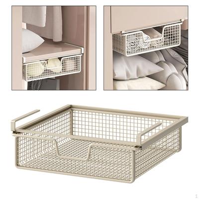 Under Shelf Storage Basket Clothing Sorting Rack Sturdy Multiuse Underwear Box for Home