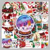 50pcs Christmas Waterproof Cartoon Sticker Set for Suitcases, Scooters, Computers, and Tablets.