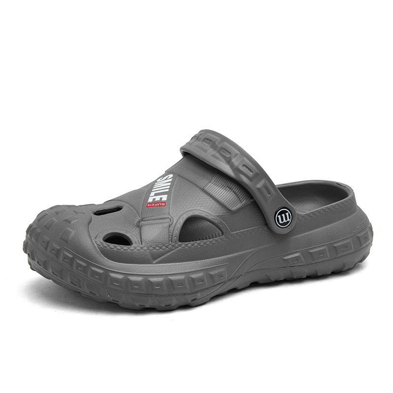 Lochschuhe Baotou Schuhe Sommer neue dicke Sohle Sandalen Außen tragen Sport und Freizeit Strandschuhe