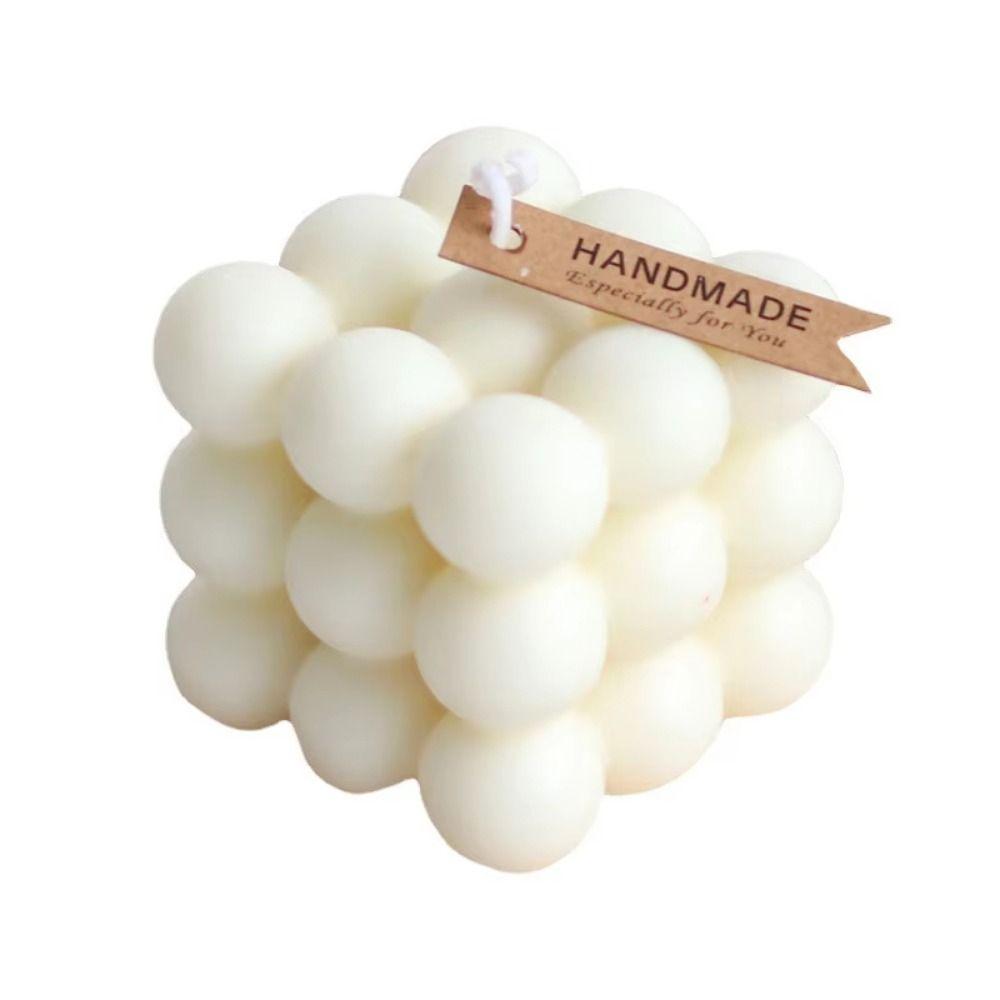 6 Cavity Silicone Candle Mold Large Bubble Ball Baking Molds 3D Bubble Cube Mold  Chocolate Making