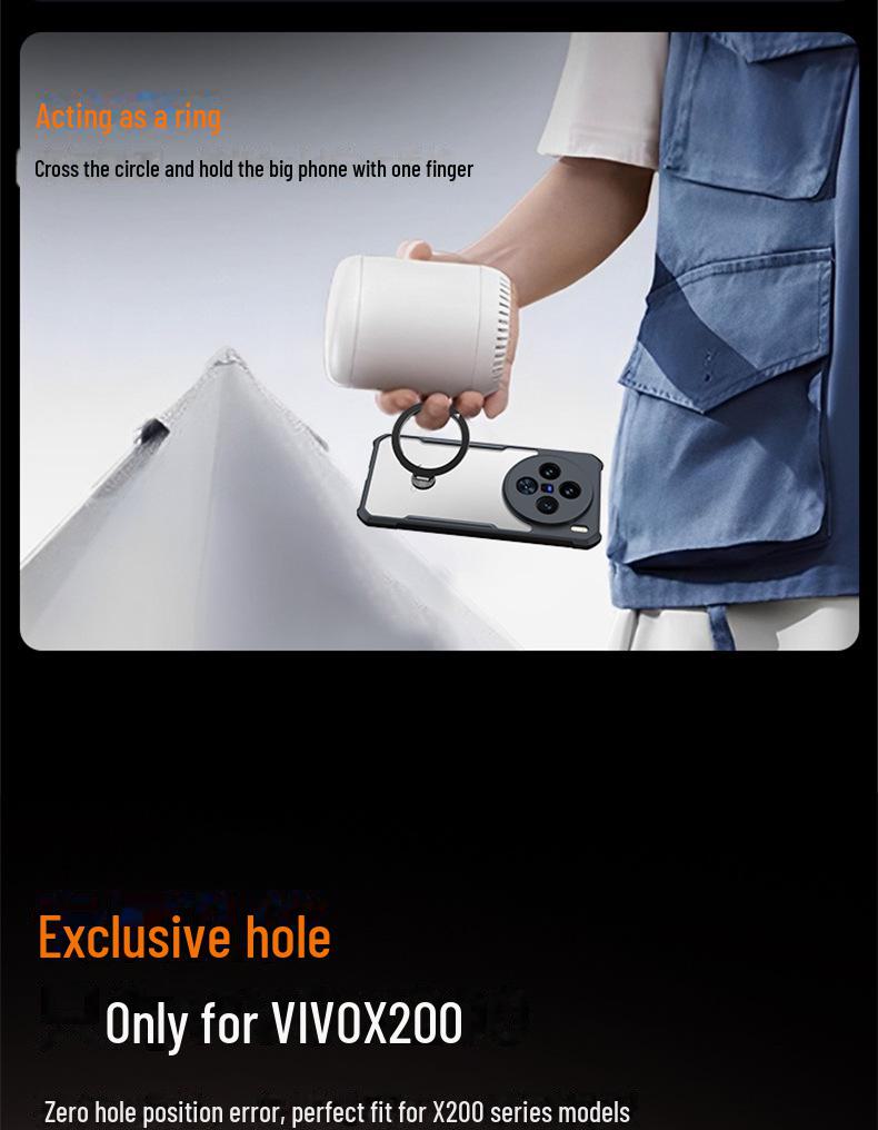 Xundi X200 Magnetic Phone Case for Vivo: Compatible with X200 Pro/Pro Mini, Slim, Protective Cover.