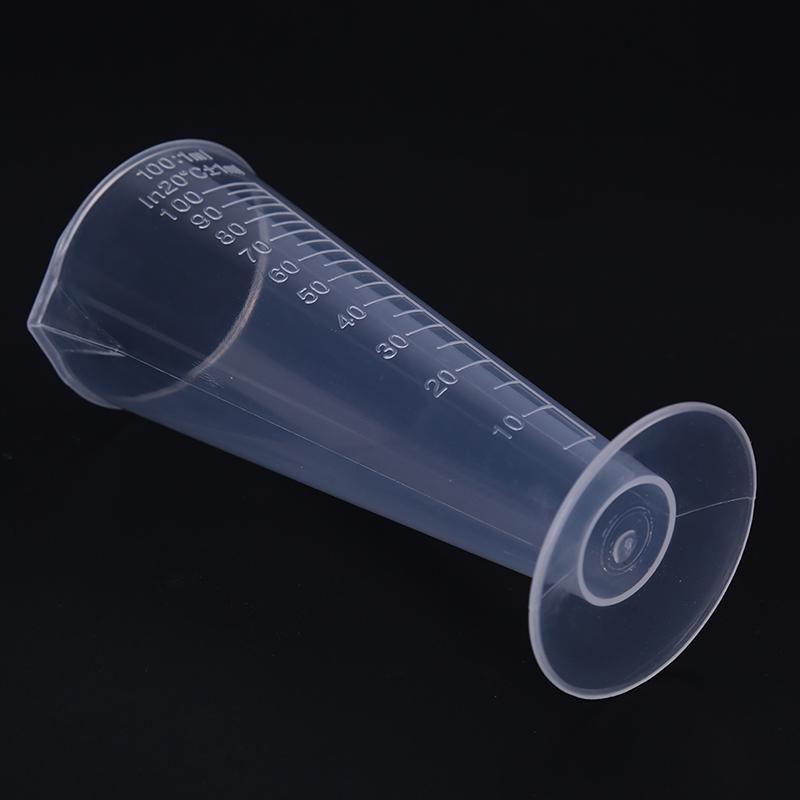2Pcs/Set Measuring Cup Transparent Plastic Cone Reusable Kitchen Measuring Tool