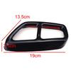 For 2017-18 BMW 5 Series G30 G31 Dual Exhaust Pipe Tip Covers Stainless Steel 2x