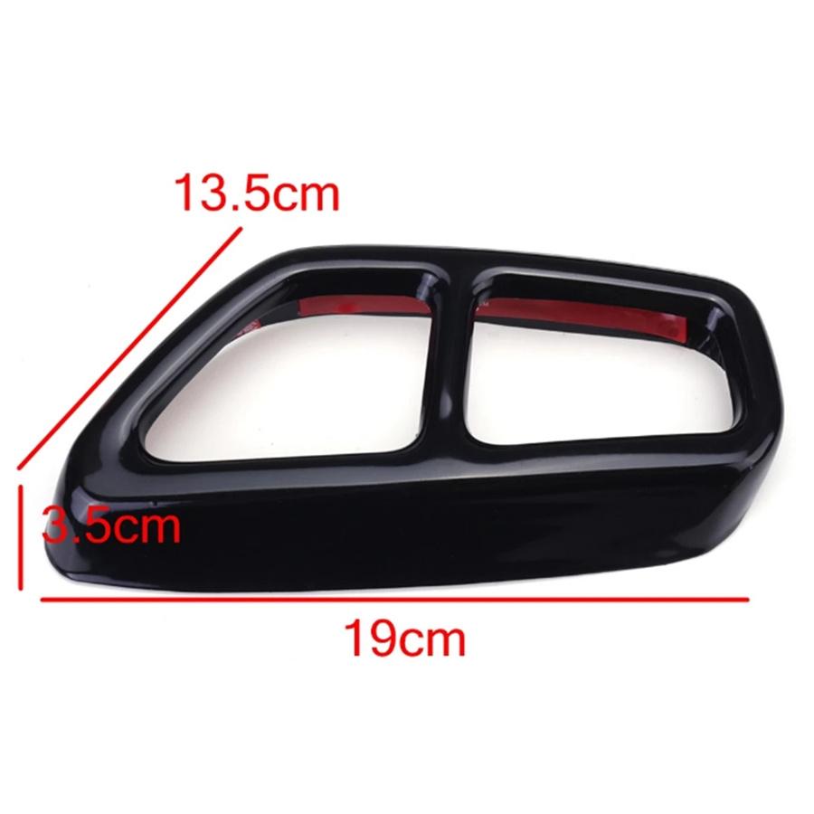 For 2017-18 BMW 5 Series G30 G31 Dual Exhaust Pipe Tip Covers Stainless Steel 2x