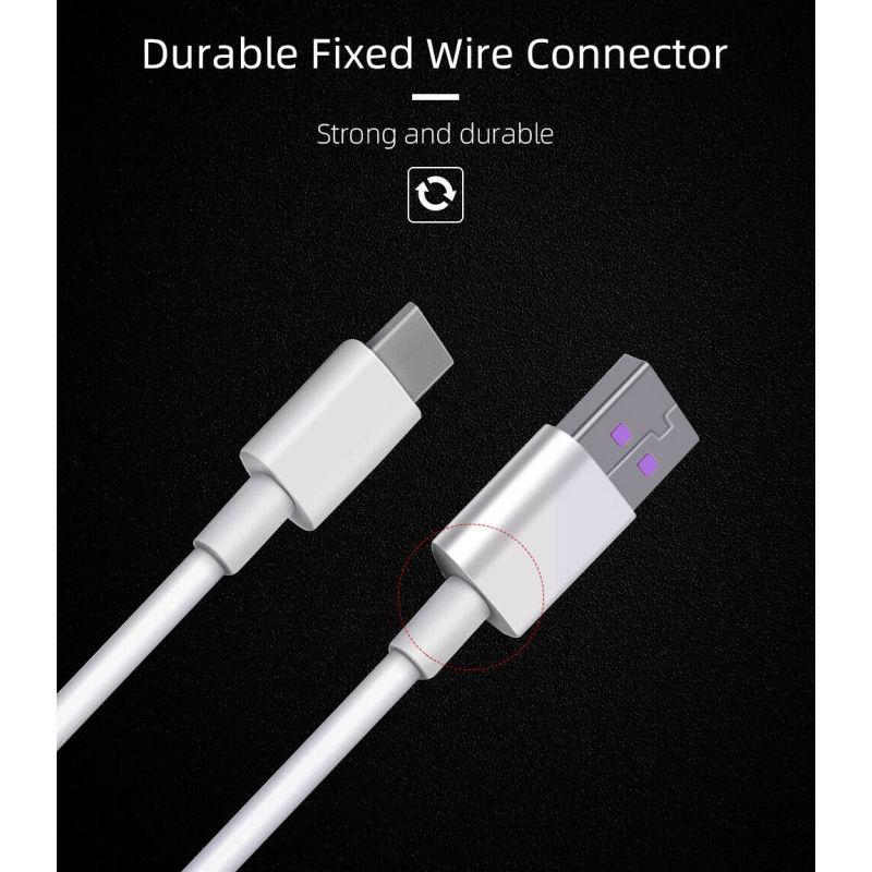5A Schnellladekabel USB-C-Kabel Telefonladegerät Datenkabel USB Typ C Kabel