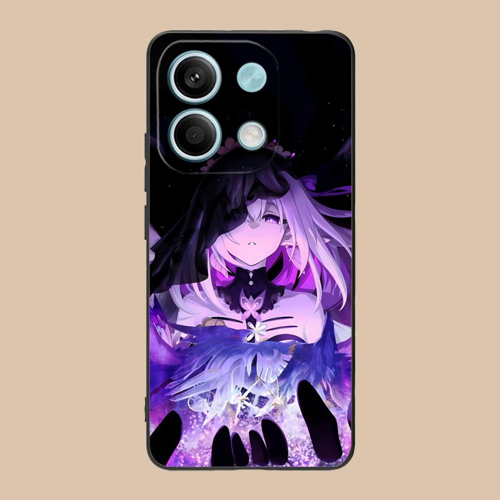

HSR Castorice Matte TPU Mobile Phone Case for Xiaomi 15 14 13 12 Mi 11 T Ultra Lite Pro S X 5G Colorful Printing Cover Xiaomi 11T Pro
