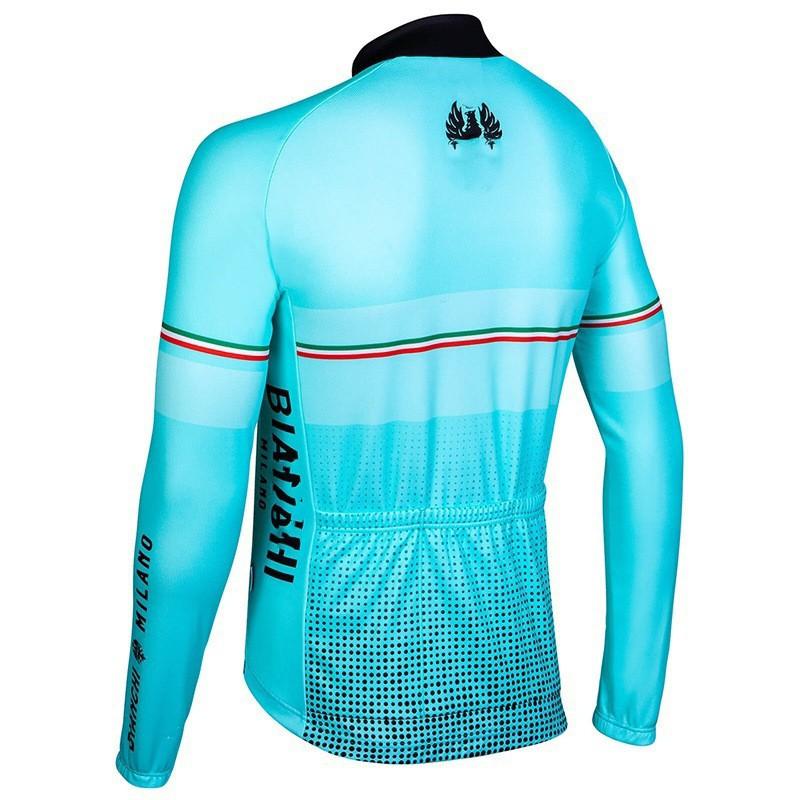 Fleece-Lined Cycling Jersey Long Sleeve Breathable Thermal Top Men Women Ride Gear