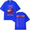 2026 Hot Sale Ed Sheeran Loop Tour Australia 2026 Tour Merch T-shirts Fans Gifts Men Women Clothing Fashion Hip Hop Cotton Oversized T Shirts Top