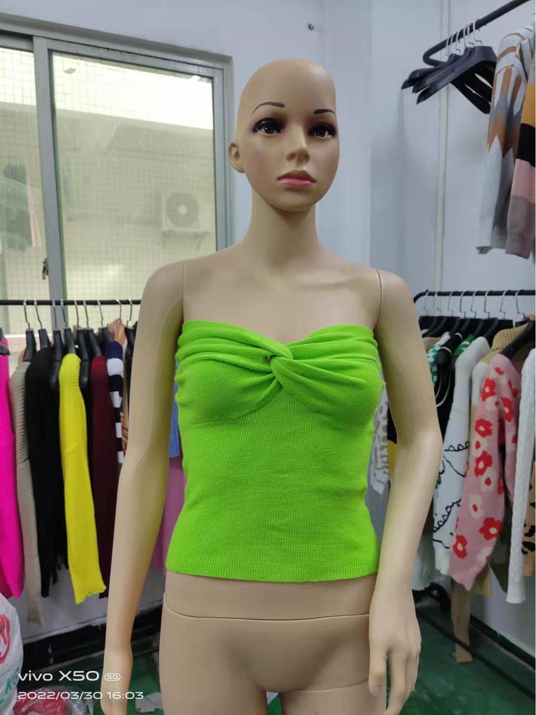 Damen 2024 Trendiges Rückenfreies Stricktanktop – Europäischer & Amerikanischer Stil