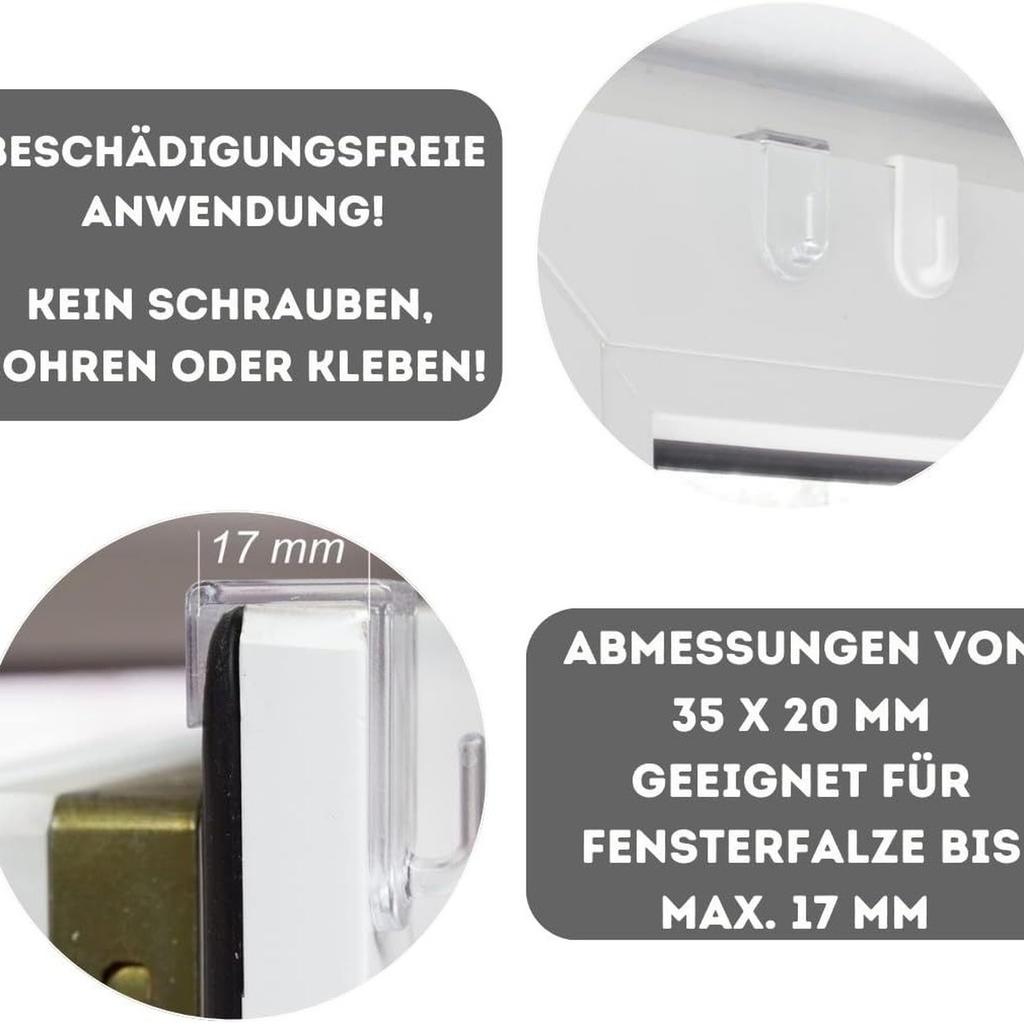 20 Pièces Crochets Transparents pour Fenêtre 17mm Cintres Transparentes pour Décoration de Fenêtre