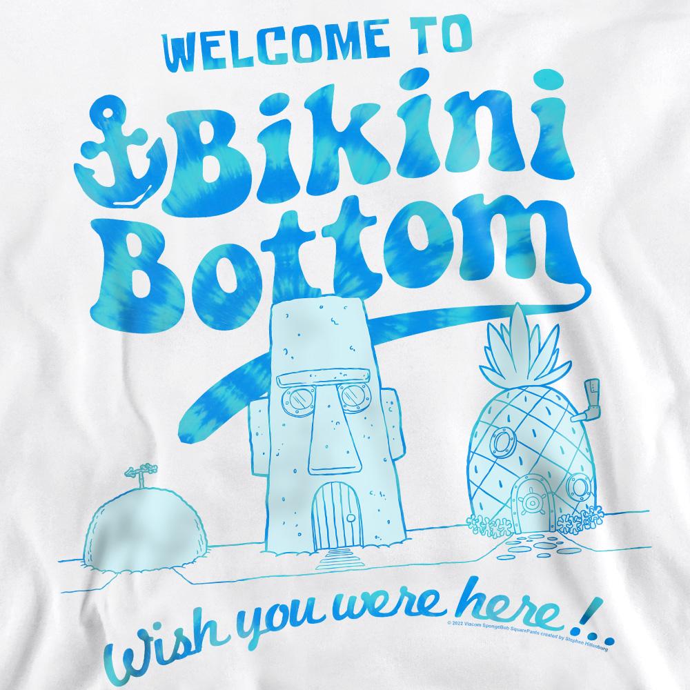 SpongeBob SquarePants Unisex Adult Bikini Bottom Welcome Sweatshirt