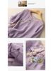 2024 Women's Cotton-Linen Embroidered Short Sleeve Shirt with Oblique Collar