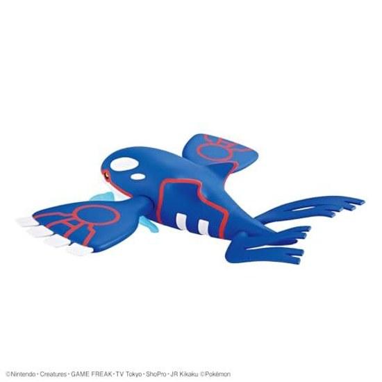 BANDAI SPIRITS Pokemon Plamo Collection 62 Select Series Kyogre Pre-colored Plastic Model
