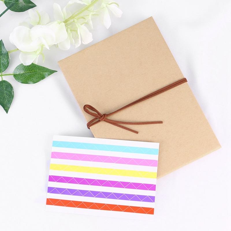 Kraft Paper Hardcover Accordion Style DIY Album Book Blank Scrapbook Graduation Anniversary Gifts